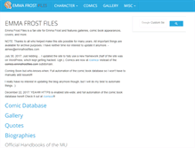 Tablet Screenshot of emmafrostfiles.com